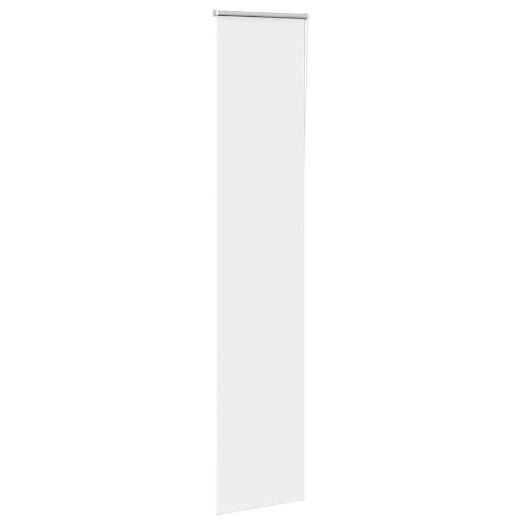 vidaXL Roller Blind Blackout White 40x230 cm Fabric Width 35.7 cm Polyester