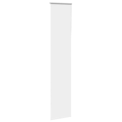 vidaXL Roller Blind Blackout White 40x230 cm Fabric Width 35.7 cm Polyester