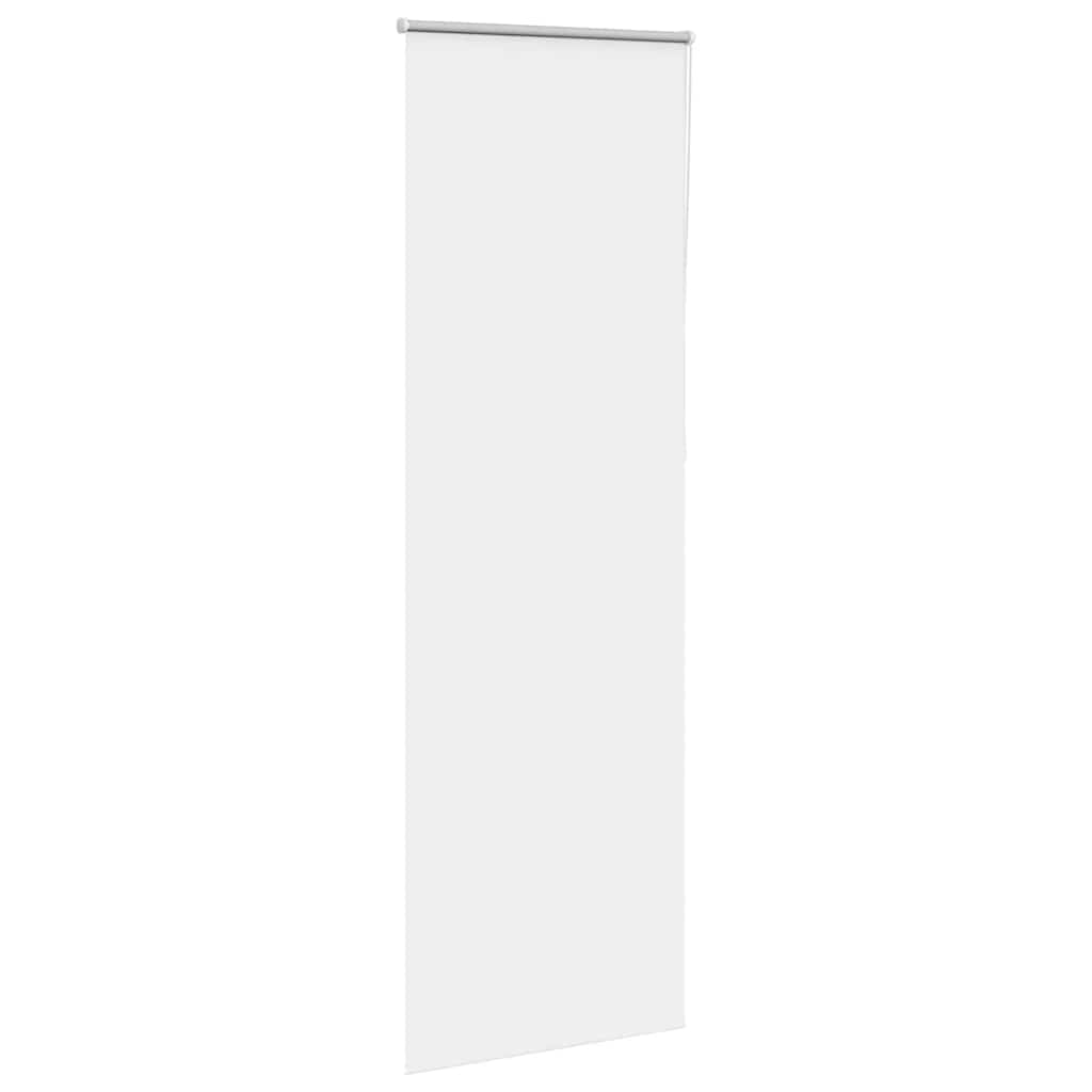 vidaXL Roller Blind Blackout White 85x230 cm Fabric Width 80.7 cm