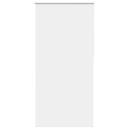 vidaXL Roller Blind Blackout White 105x230 cm Fabric Width 100.7 cm