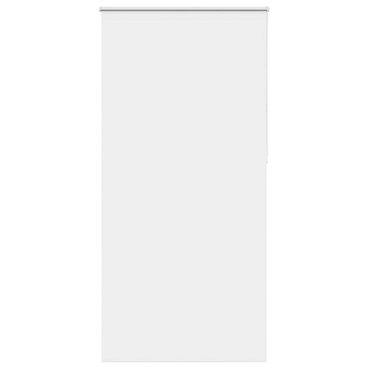 vidaXL Roller Blind Blackout White 105x230 cm Fabric Width 100.7 cm