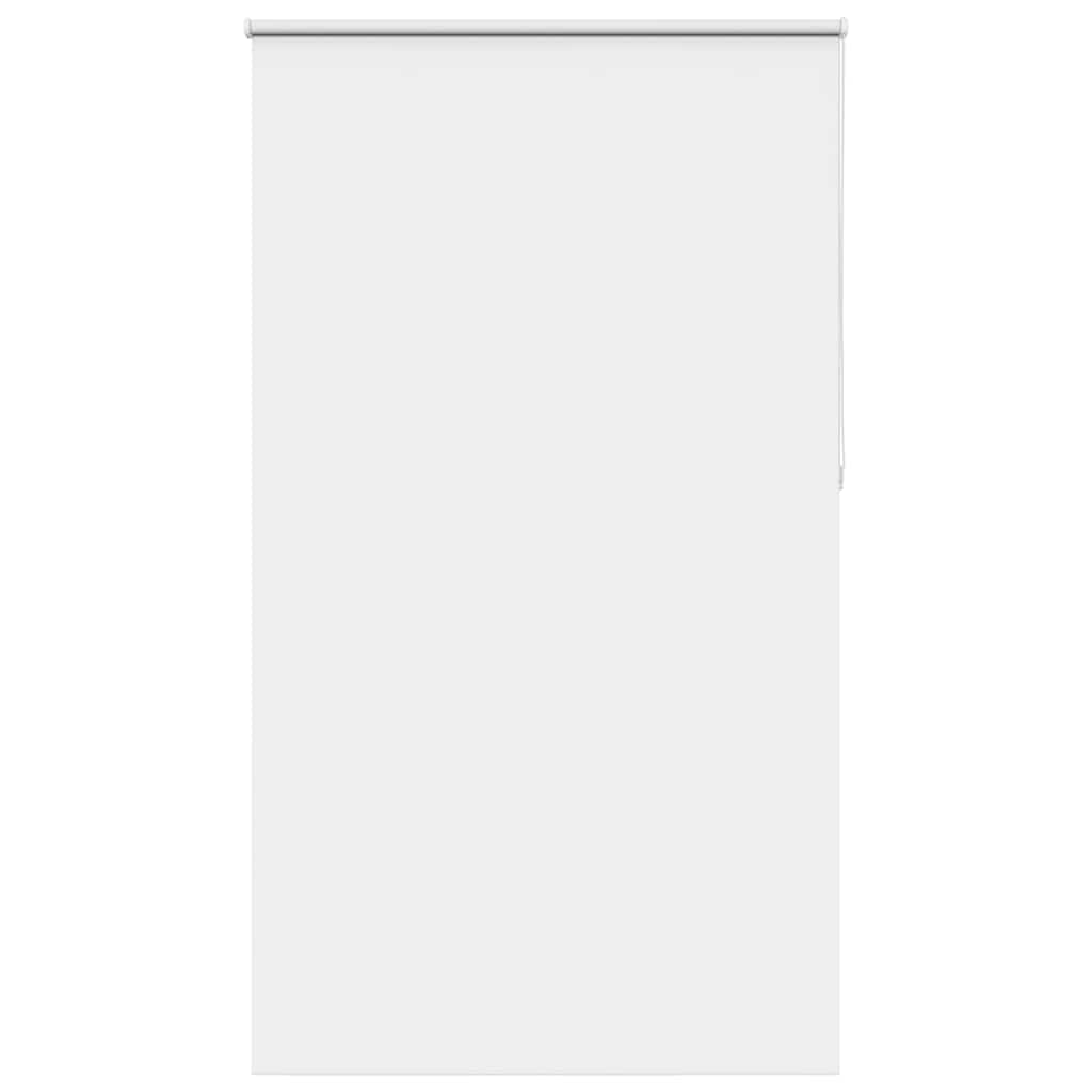 vidaXL Roller Blind Blackout White 120x230 cm Fabric Width 116.6 cm Polyester