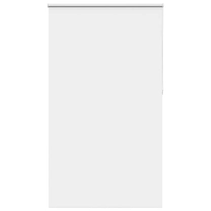 vidaXL Roller Blind Blackout White 120x230 cm Fabric Width 116.6 cm Polyester