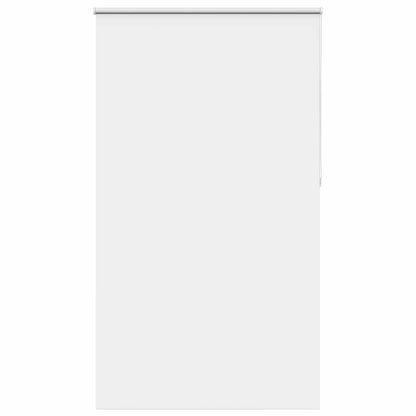 vidaXL Roller Blind Blackout White 130x230 cm Fabric Width 126.6 cm Polyester