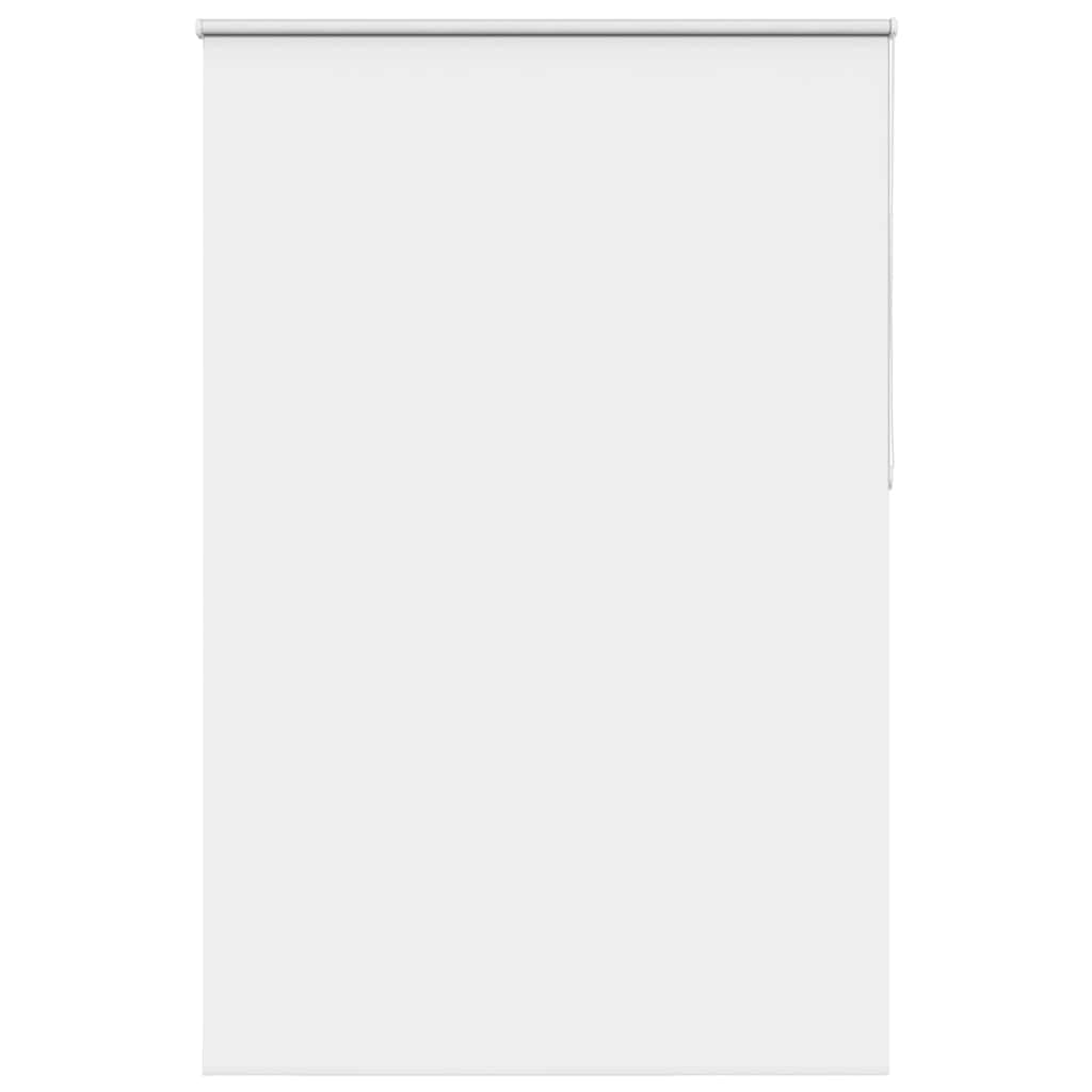 vidaXL Roller Blind Blackout White 145x230 cm Fabric Width 141.6 cm Polyester