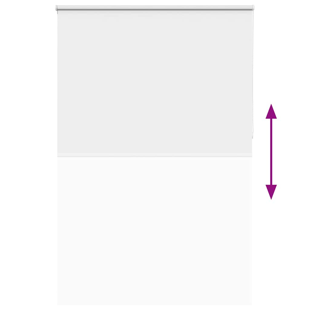 vidaXL Roller Blind Blackout White 150x230 cm Fabric Width 146.6 cm Polyester