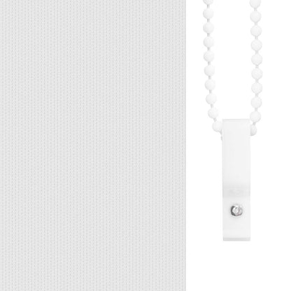 vidaXL Roller Blind Blackout White 165x230 cm Fabric Width 161.6 cm Polyester