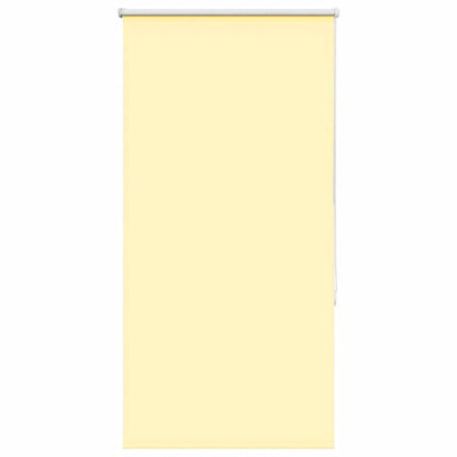 vidaXL Roller Blind Blackout Yellow 70x130 cm Fabric Width 65.7 cm Polyester
