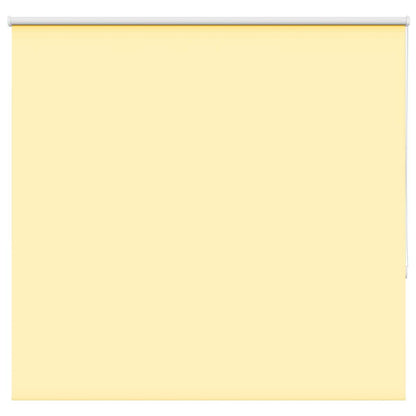 vidaXL Roller Blind Blackout Yellow 155x130 cm Fabric Width 151.6 cm