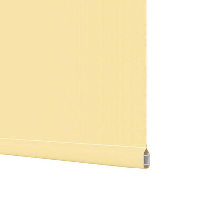 vidaXL Roller Blind Blackout Yellow 155x130 cm Fabric Width 151.6 cm