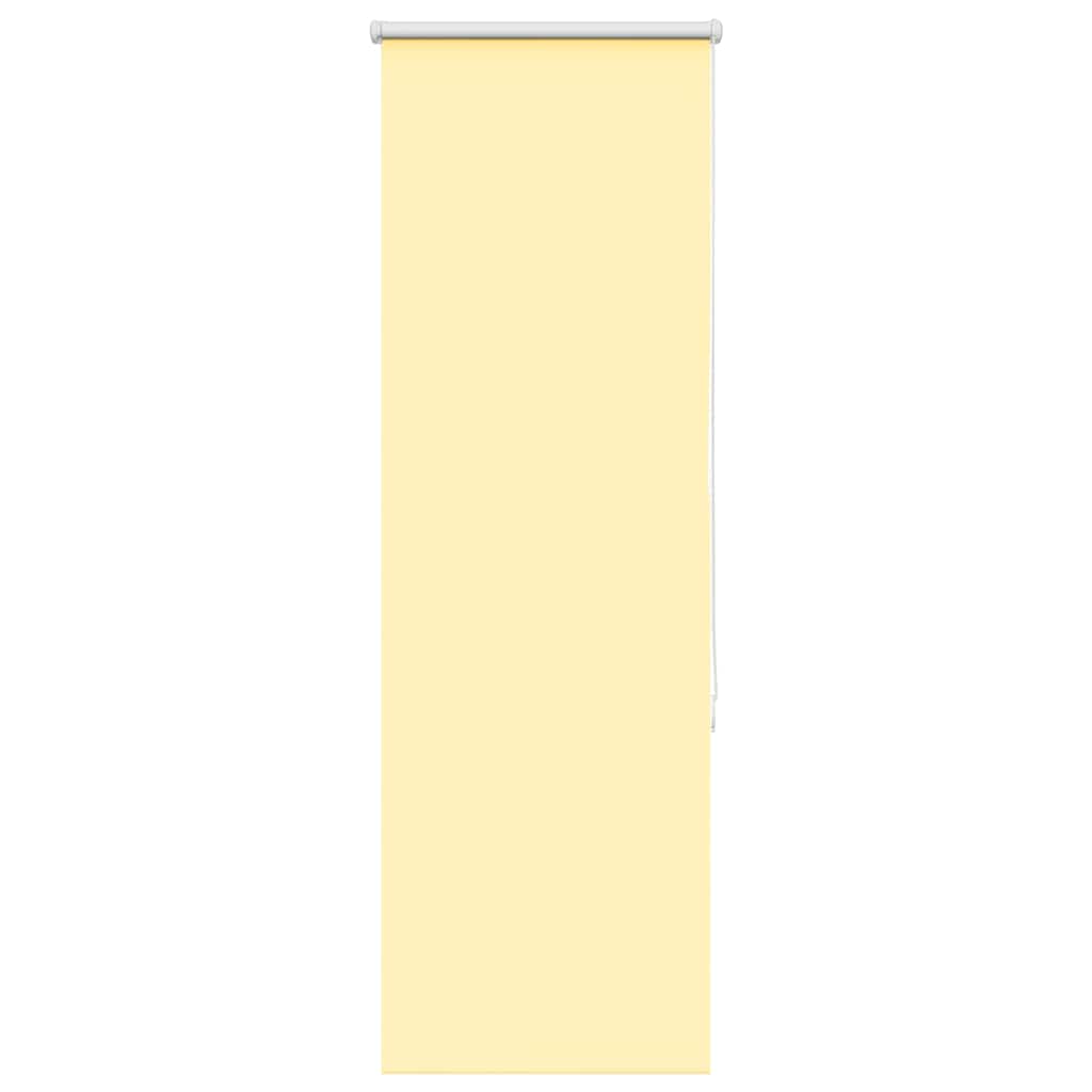 vidaXL Roller Blind Blackout Yellow 40x150 cm Fabric Width 35.7 cm Polyester