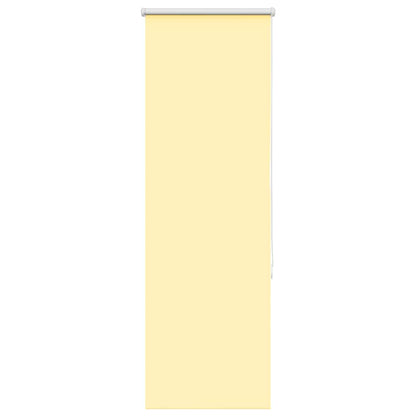 vidaXL Roller Blind Blackout Yellow 40x150 cm Fabric Width 35.7 cm Polyester