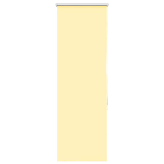 vidaXL Roller Blind Blackout Yellow 40x150 cm Fabric Width 35.7 cm Polyester