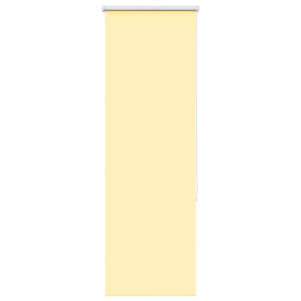 vidaXL Roller Blind Blackout Yellow 55x150 cm Fabric Width 50.7 cm Polyester