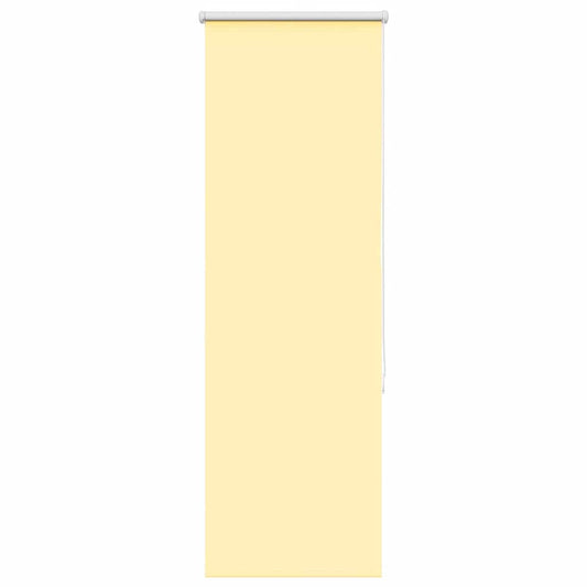 vidaXL Roller Blind Blackout Yellow 55x150 cm Fabric Width 50.7 cm Polyester