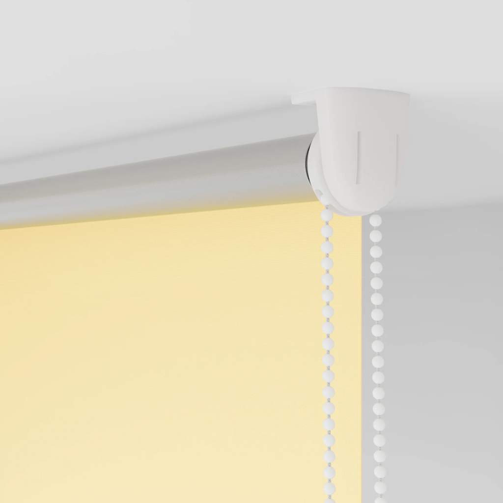 vidaXL Roller Blind Blackout Yellow 55x150 cm Fabric Width 50.7 cm