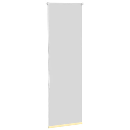 vidaXL Roller Blind Blackout Yellow 55x150 cm Fabric Width 50.7 cm