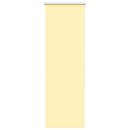 vidaXL Roller Blind Blackout Yellow 60x150 cm Fabric Width 55.7 cm Polyester