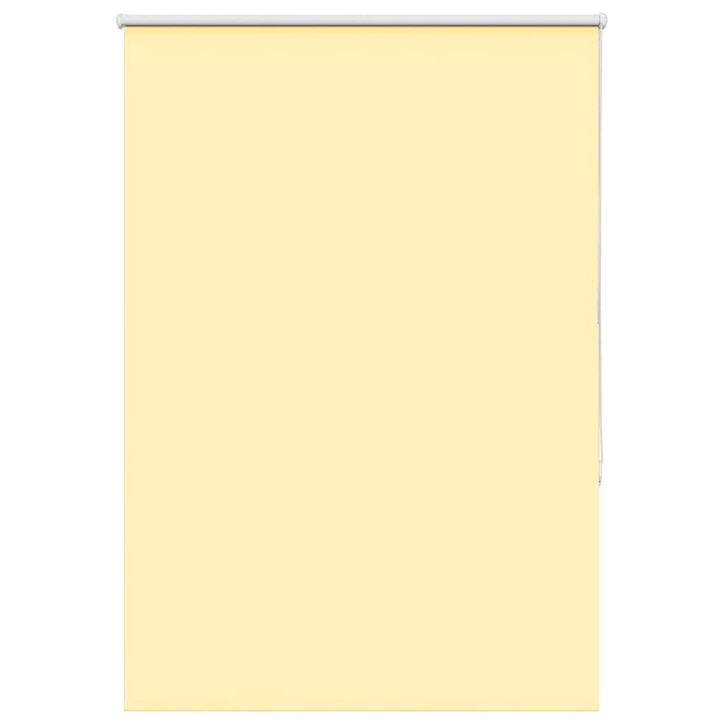 vidaXL Roller Blind Blackout Yellow 95x150 cm Fabric Width 90.7 cm Polyester
