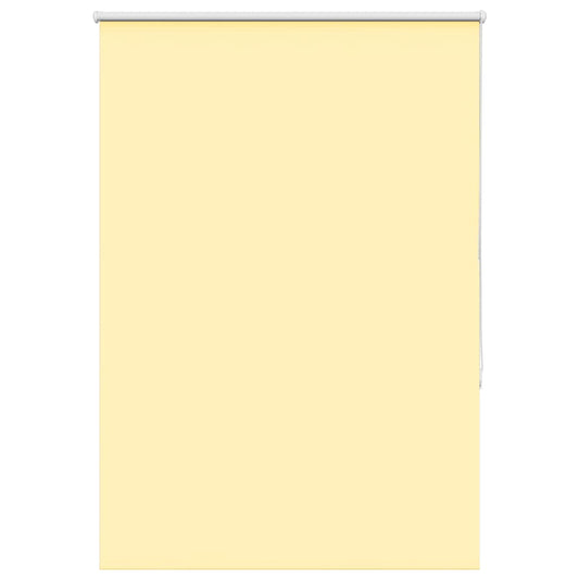 vidaXL Roller Blind Blackout Yellow 95x150 cm Fabric Width 90.7 cm Polyester