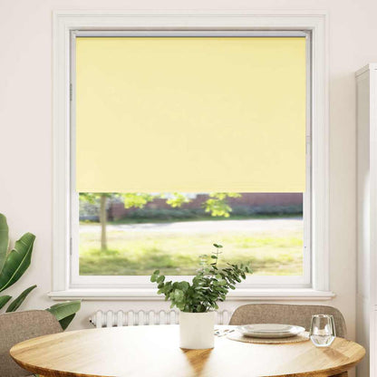 vidaXL Roller Blind Blackout Yellow 95x150 cm Fabric Width 90.7 cm Polyester