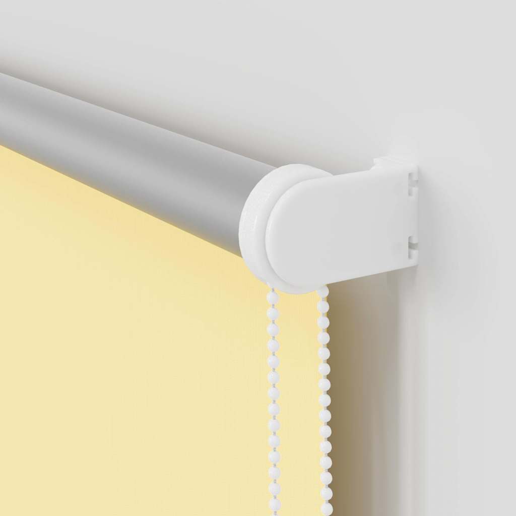 vidaXL Roller Blind Blackout Yellow 140x150 cm Fabric Width 136,6 cm Polyester