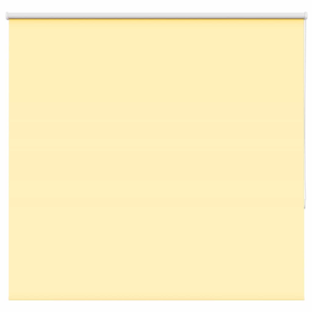 vidaXL Roller Blind Blackout Yellow 145x150 cm Fabric Width 141.6 cm