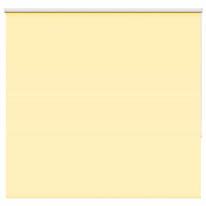 vidaXL Roller Blind Blackout Yellow 145x150 cm Fabric Width 141.6 cm