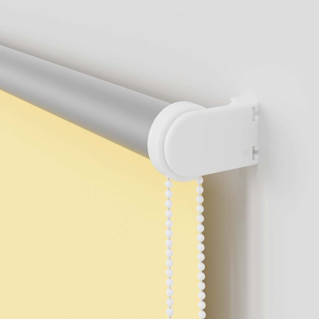 vidaXL Roller Blind Blackout Yellow 145x150 cm Fabric Width 141.6 cm