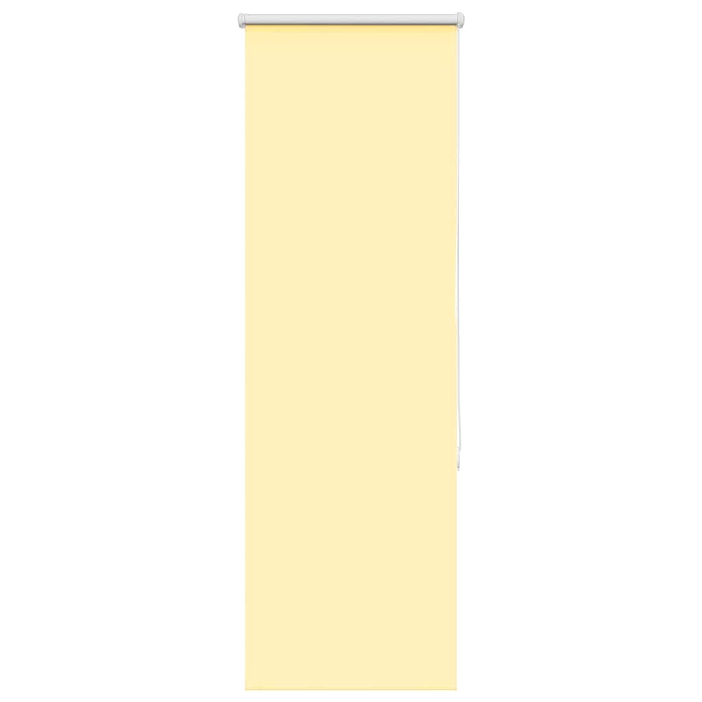 vidaXL Roller Blind Blackout Yellow 40x175 cm Fabric Width 35.7 cm