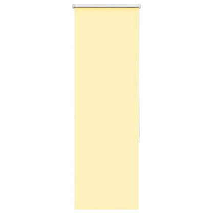 vidaXL Roller Blind Blackout Yellow 40x175 cm Fabric Width 35.7 cm