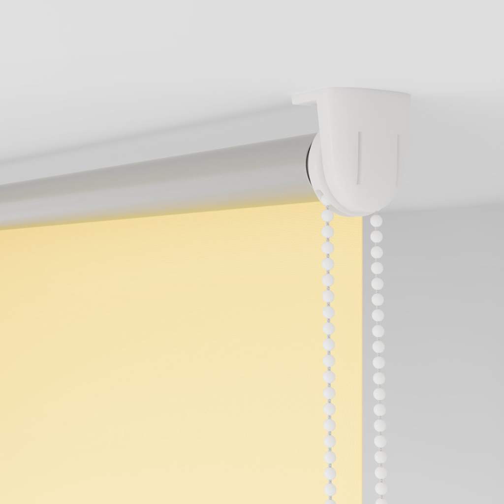 vidaXL Roller Blind Blackout Yellow 40x175 cm Fabric Width 35.7 cm