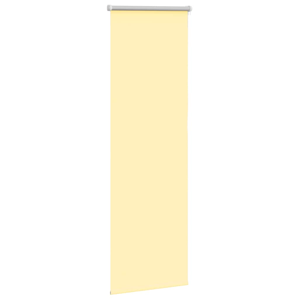 vidaXL Roller Blind Blackout Yellow 40x175 cm Fabric Width 35.7 cm