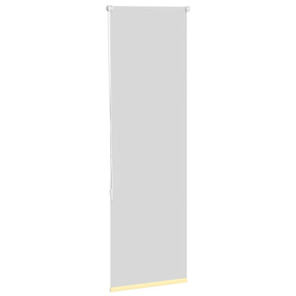 vidaXL Roller Blind Blackout Yellow 40x175 cm Fabric Width 35.7 cm
