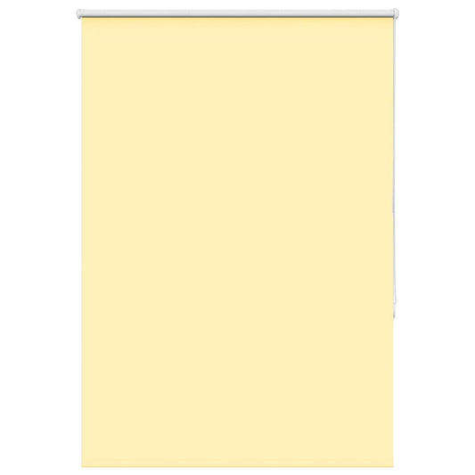 vidaXL Roller Blind Blackout Yellow 100x175 cm Fabric Width 95.7 cm Polyester