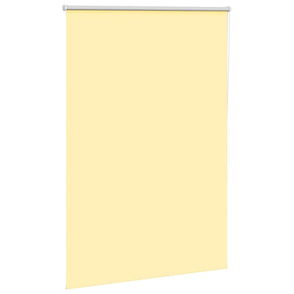vidaXL Roller Blind Blackout Yellow 100x175 cm Fabric Width 95.7 cm Polyester