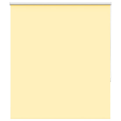 vidaXL Roller Blind Blackout Yellow 135x175 cm Fabric Width 131.6 cm Polyester