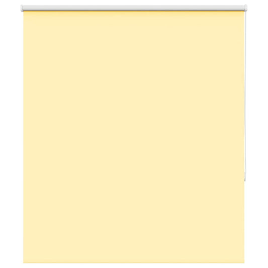 vidaXL Roller Blind Blackout Yellow 135x175 cm Fabric Width 131.6 cm Polyester