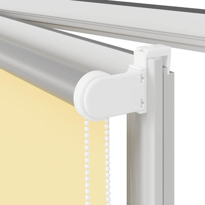 vidaXL Roller Blind Blackout Yellow 135x175 cm Fabric Width 131.6 cm Polyester