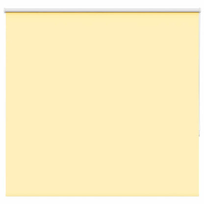 vidaXL Roller Blind Blackout Yellow 145x175 cm Fabric Width 141.6 cm Polyester