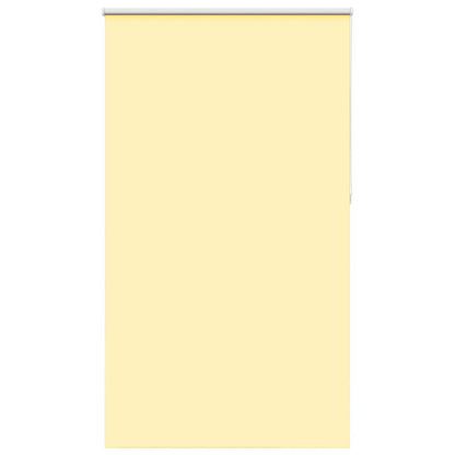 vidaXL Roller Blind Blackout Yellow 135x210 cm Fabric Width 131.6 cm Polyester