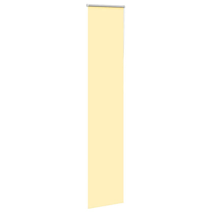 vidaXL Roller Blind Blackout Yellow 40x230 cm Fabric Width 35.7 cm Polyester