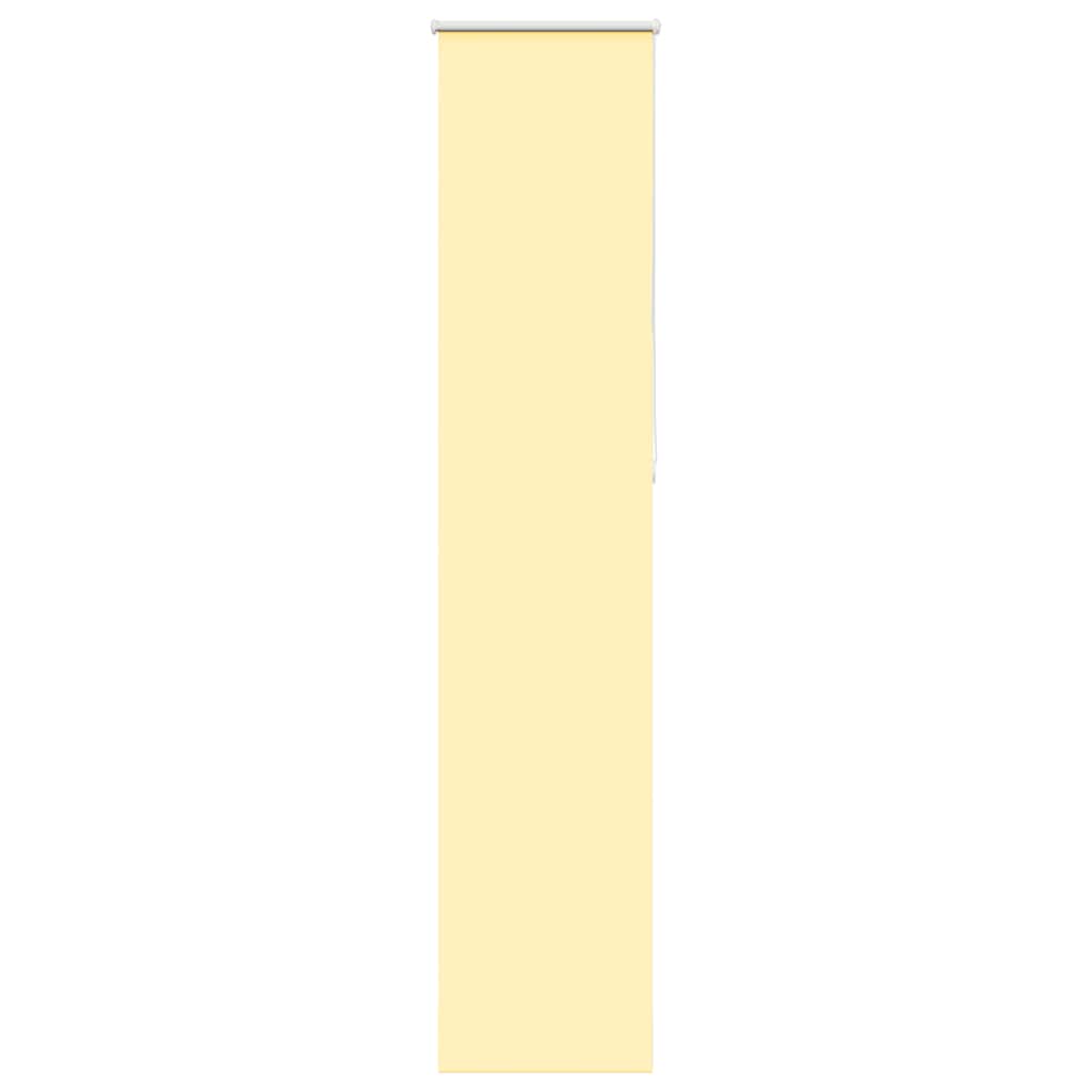 vidaXL Roller Blind Blackout Yellow 55x230 cm Fabric Width 50.7 cm Polyester