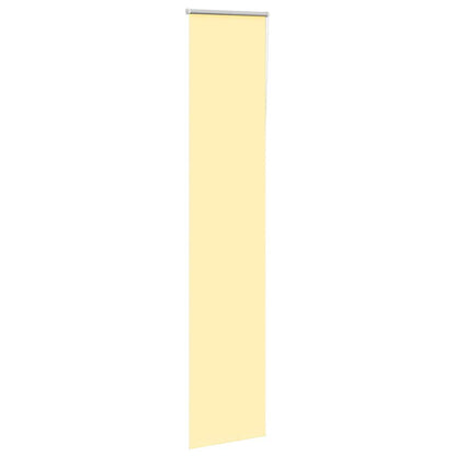 vidaXL Roller Blind Blackout Yellow 55x230 cm Fabric Width 50.7 cm Polyester