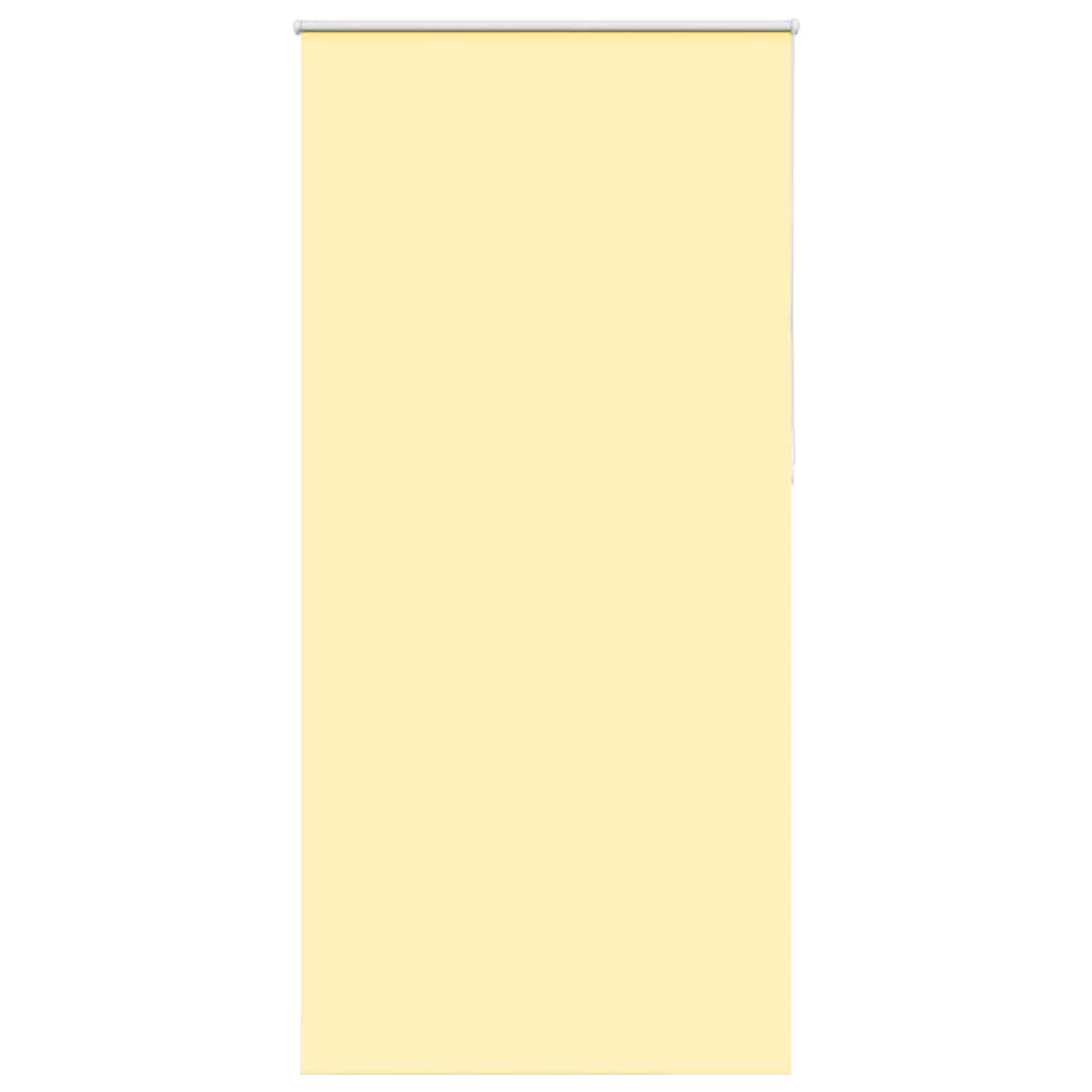vidaXL Roller Blind Blackout Yellow 95x230 cm Fabric Width 90.7 cm Polyester