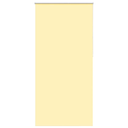 vidaXL Roller Blind Blackout Yellow 95x230 cm Fabric Width 90.7 cm Polyester