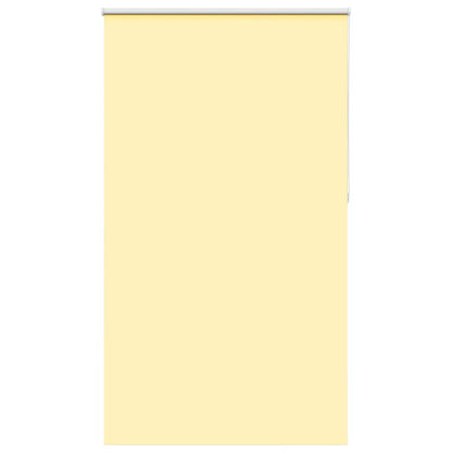 vidaXL Roller Blind Blackout Yellow 130x230 cm Fabric Width 126.6 cm Polyester
