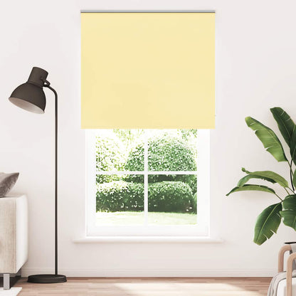 vidaXL Roller Blind Blackout Yellow 130x230 cm Fabric Width 126.6 cm Polyester
