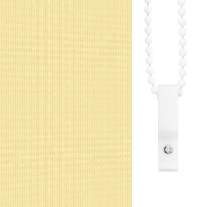 vidaXL Roller Blind Blackout Yellow 130x230 cm Fabric Width 126.6 cm Polyester