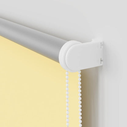 vidaXL Roller Blind Blackout Yellow 135x230 cm Fabric Width 131.6 cm